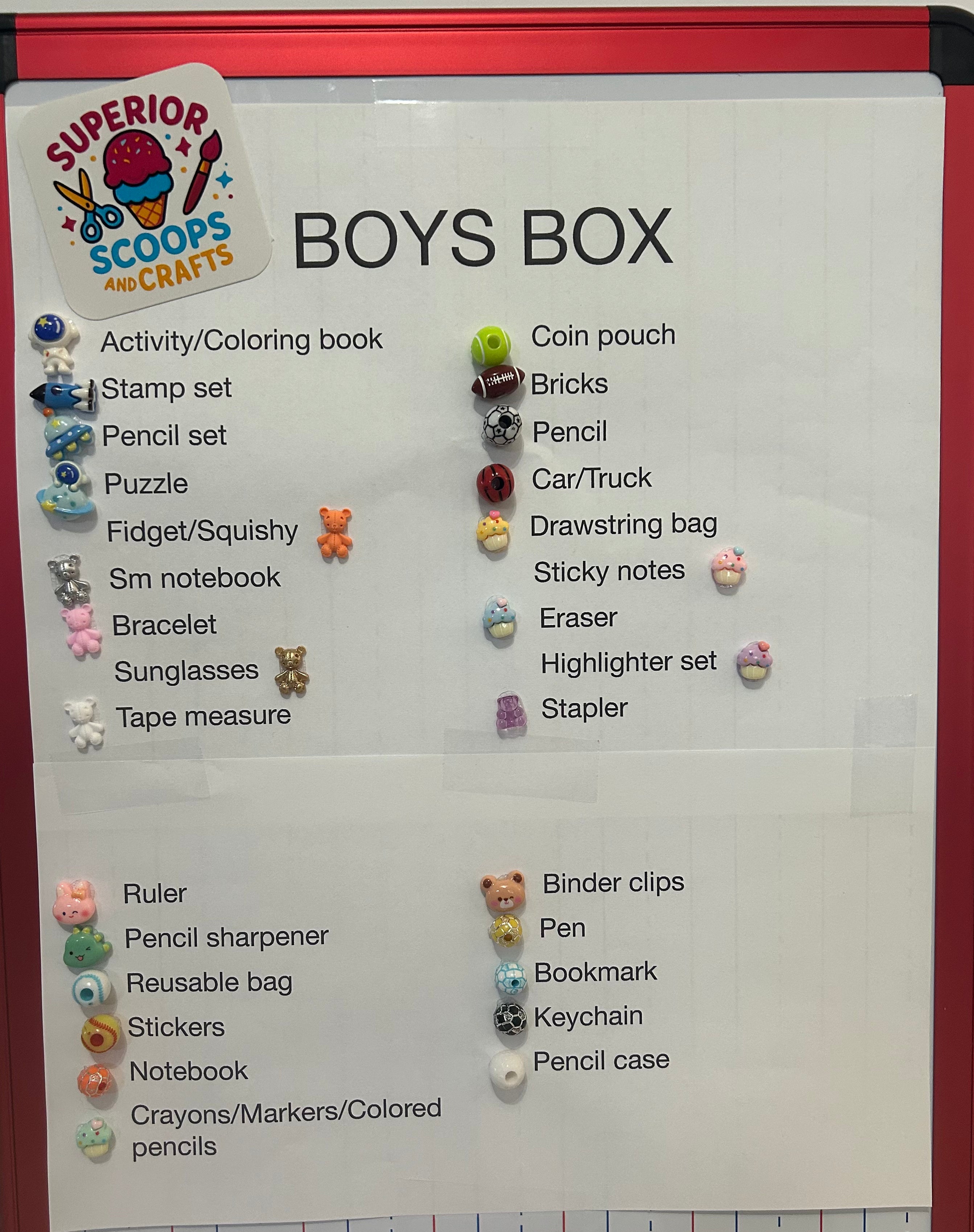 Boys Mystery Scoops